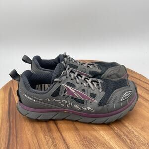 Altra Lone Peak 3.0 Shoes Womens Size 8.5 Gray Trail Running Comfort Hiking